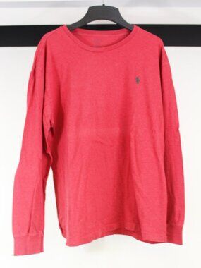 Polo Ralph Lauren Red Long Sleeve T Shirt Size Large